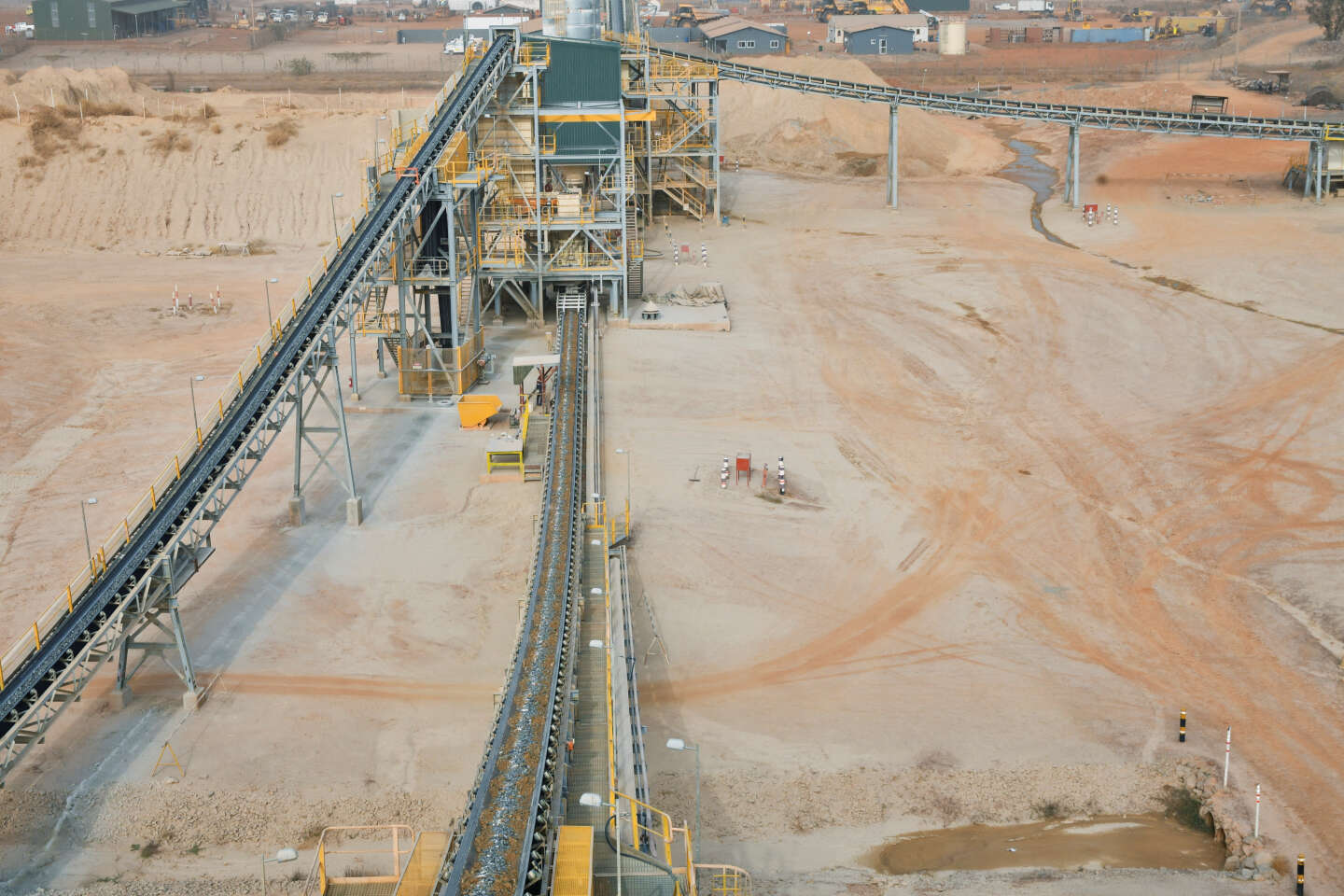 Piste d'atterrissage — mine d'or de Fadougou