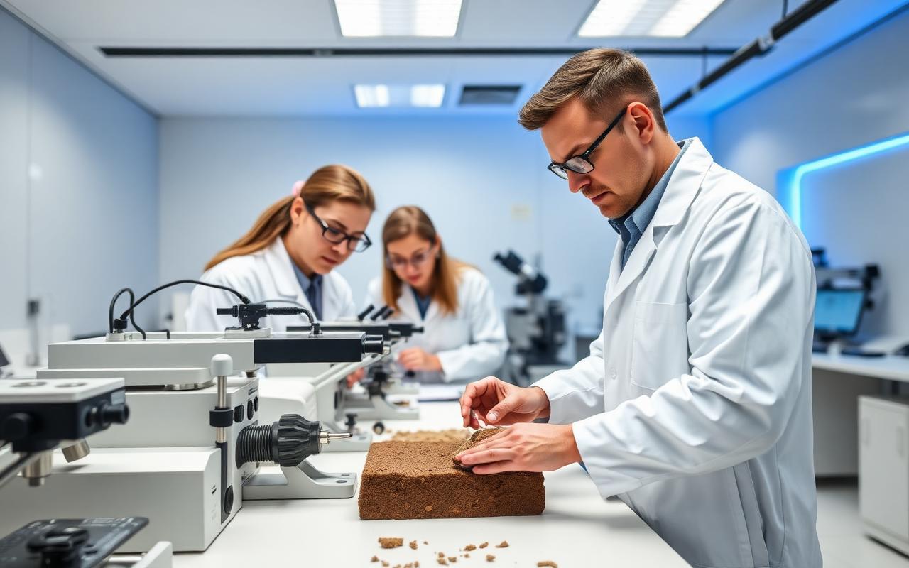 Laboratoire d'analyse des sols